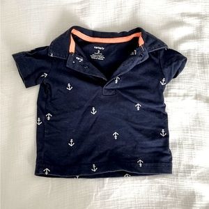 4/$20 Nautical Polo Shirt | Carter’s | 0-3 months
